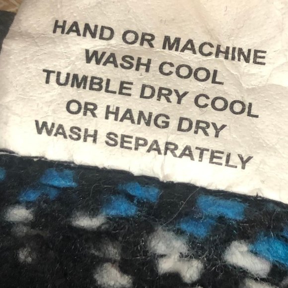 Baja Joe Sweater Men's Large Grey & Blue Hoodie Knit Poncho Long Sleeve Pockets. - Picture 6 of 7